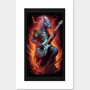 Rockin Fire Dragon Posters and Art